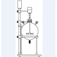 FY50 Hot sale Bioreactor 50L Chemical separator single layer glass reactor