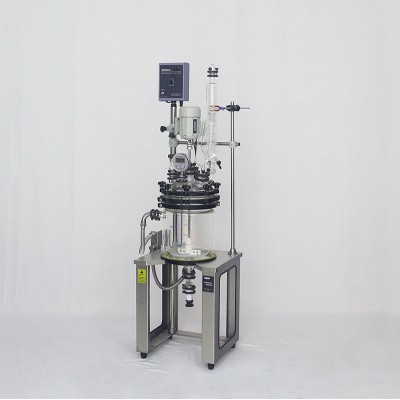 Hot sell laboratory Explosion-proof(safety) chemical jacketed glass reactor