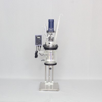 Laboratory  high quality 1L-200L chemical reactor(jacketed glass reactor FC302