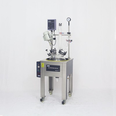 FH2006 Chemistry Mixing Reflux Distillation Single Layer Alcohol Distillation Glass Reactor